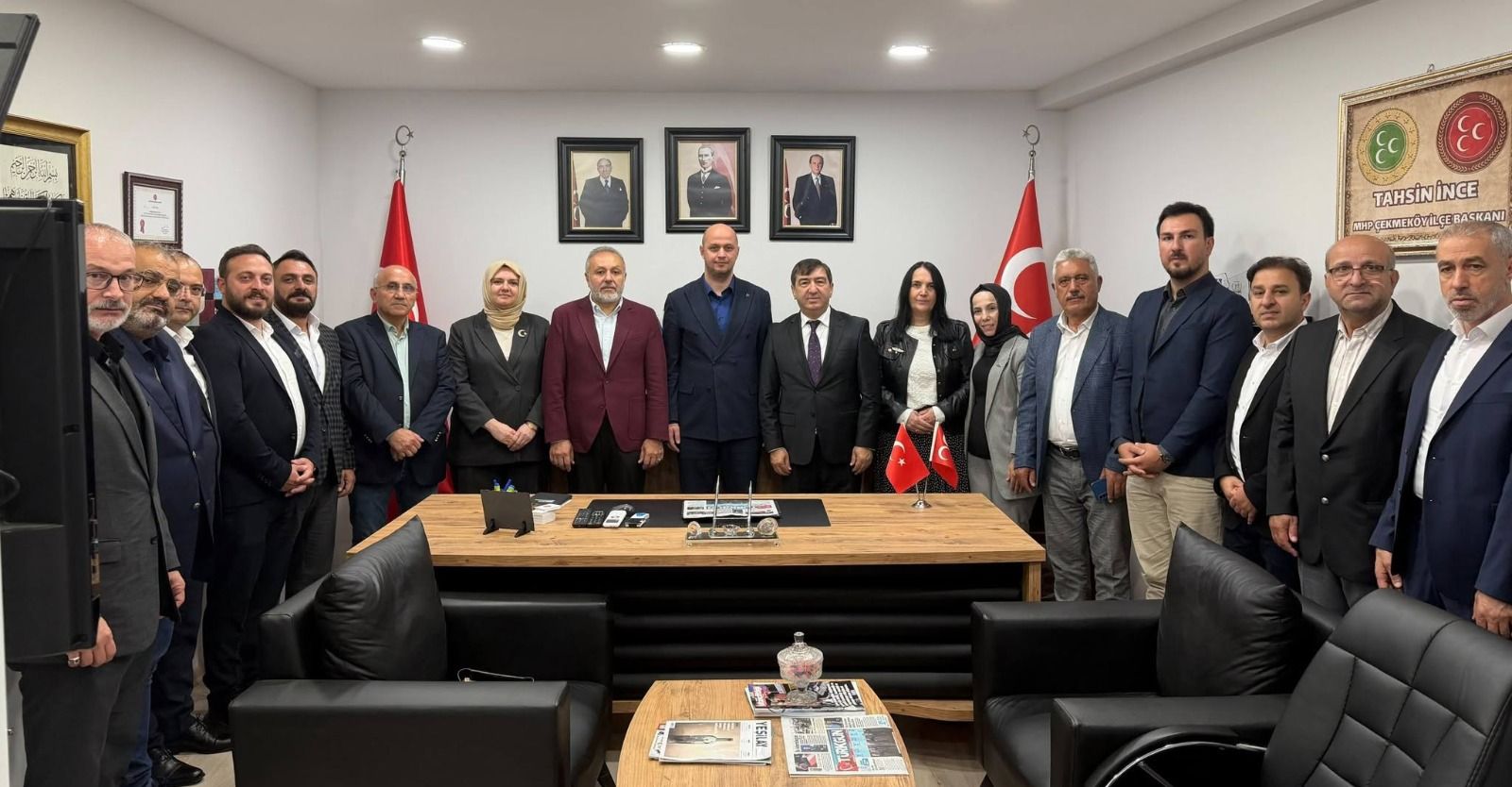ÇEKMEKÖY KENT KONSEYİ’NDEN BELEDİYE, AK PARTİ VE MHP ZİYARETLERİ..