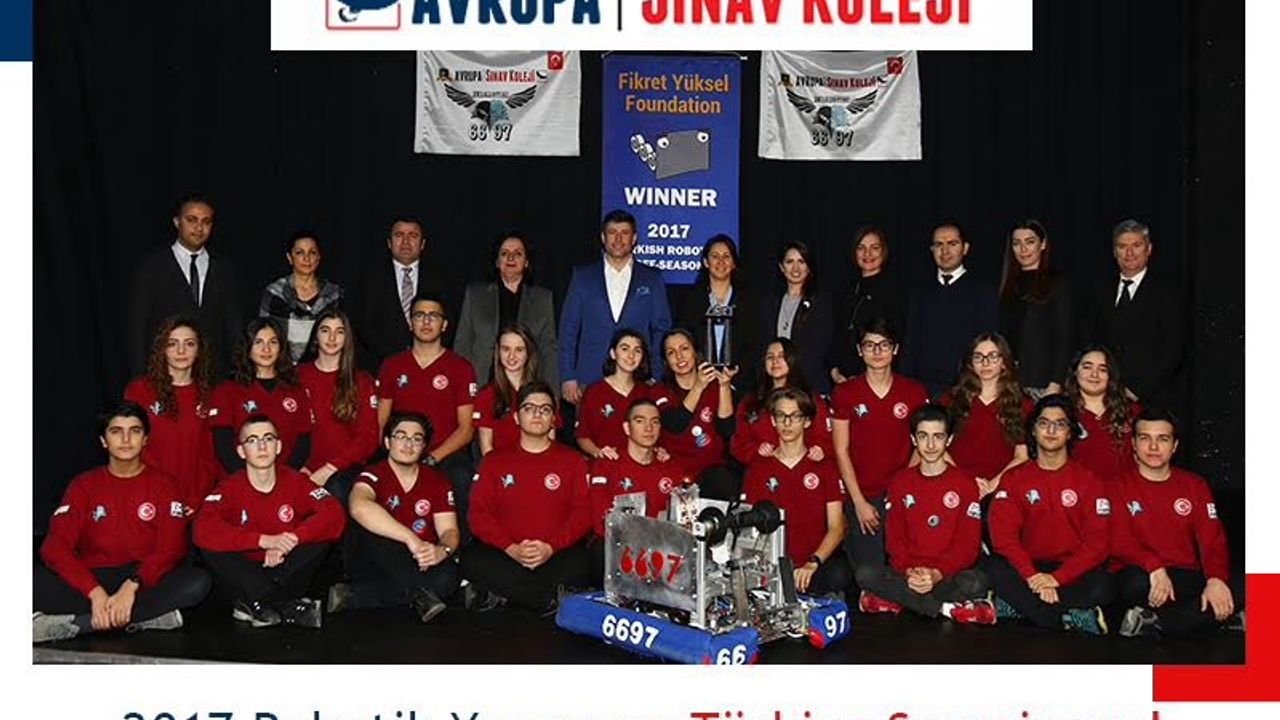 2017 Robotik Yarışması Türkiye Şampiyonu İstanbul Avrupa Sınav Koleji 