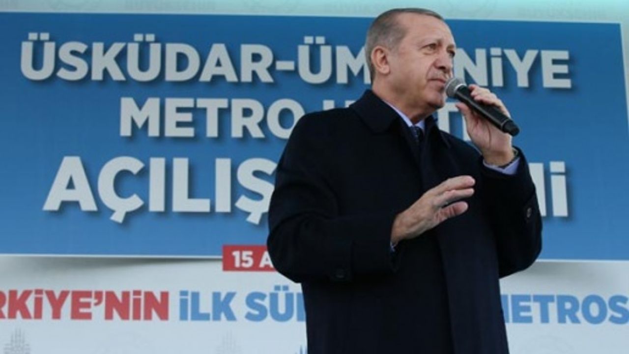 Cumhurbaşkanı Erdoğan Üsküdar-Ümraniye metro hattı açılışında konuştu