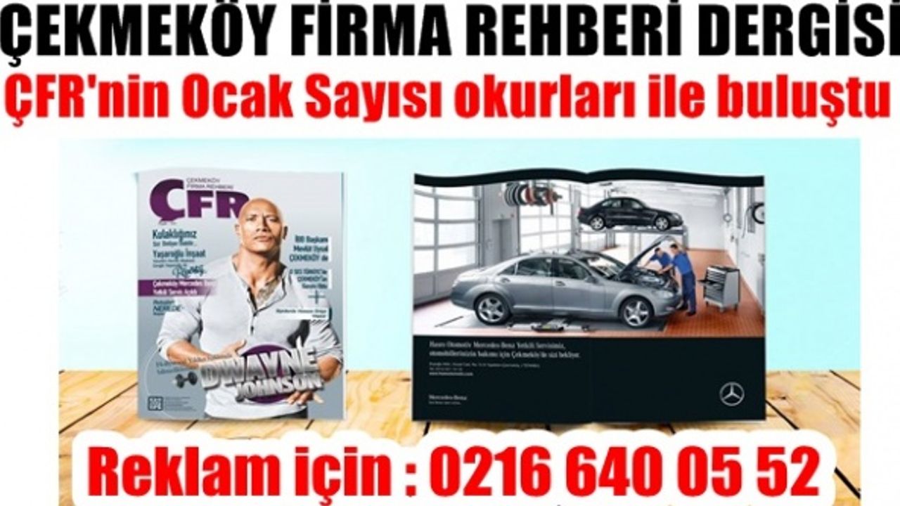 Çekmeköy Dergisi, Çekmeköyde dergiler, Çekmeköyde en iyi dergi ÇFR, Çekmeköy Firma Rehberi dergisi