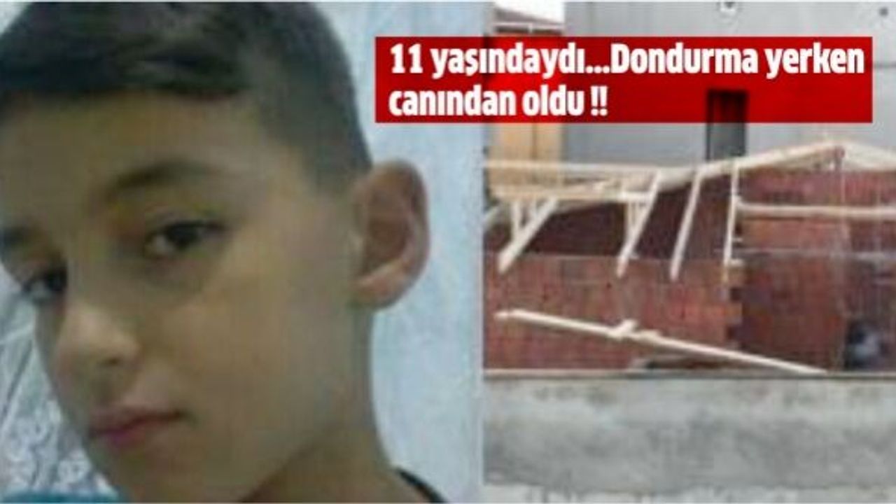 11 yaşındaydı... Dondurma yerken canından oldu