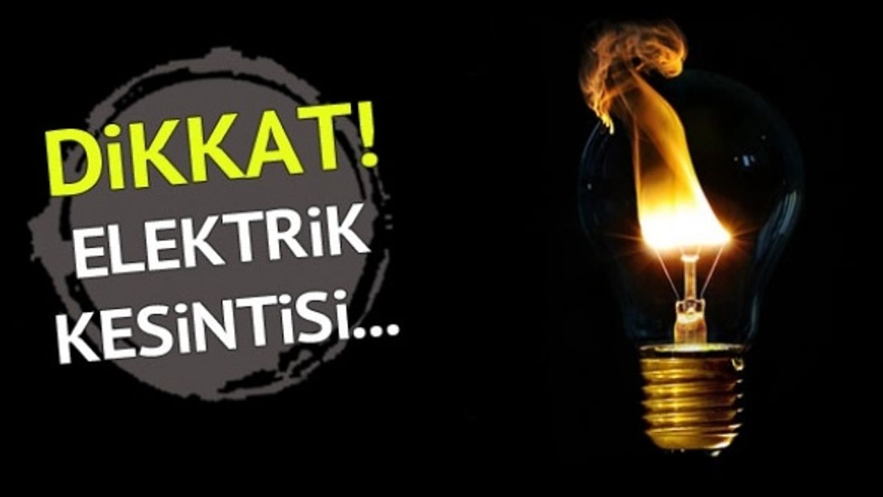Çekmeköy ve çevre ilçelerde  Elektrik kesintileri, 9 Temmuz 2018 pazartesi dikkat