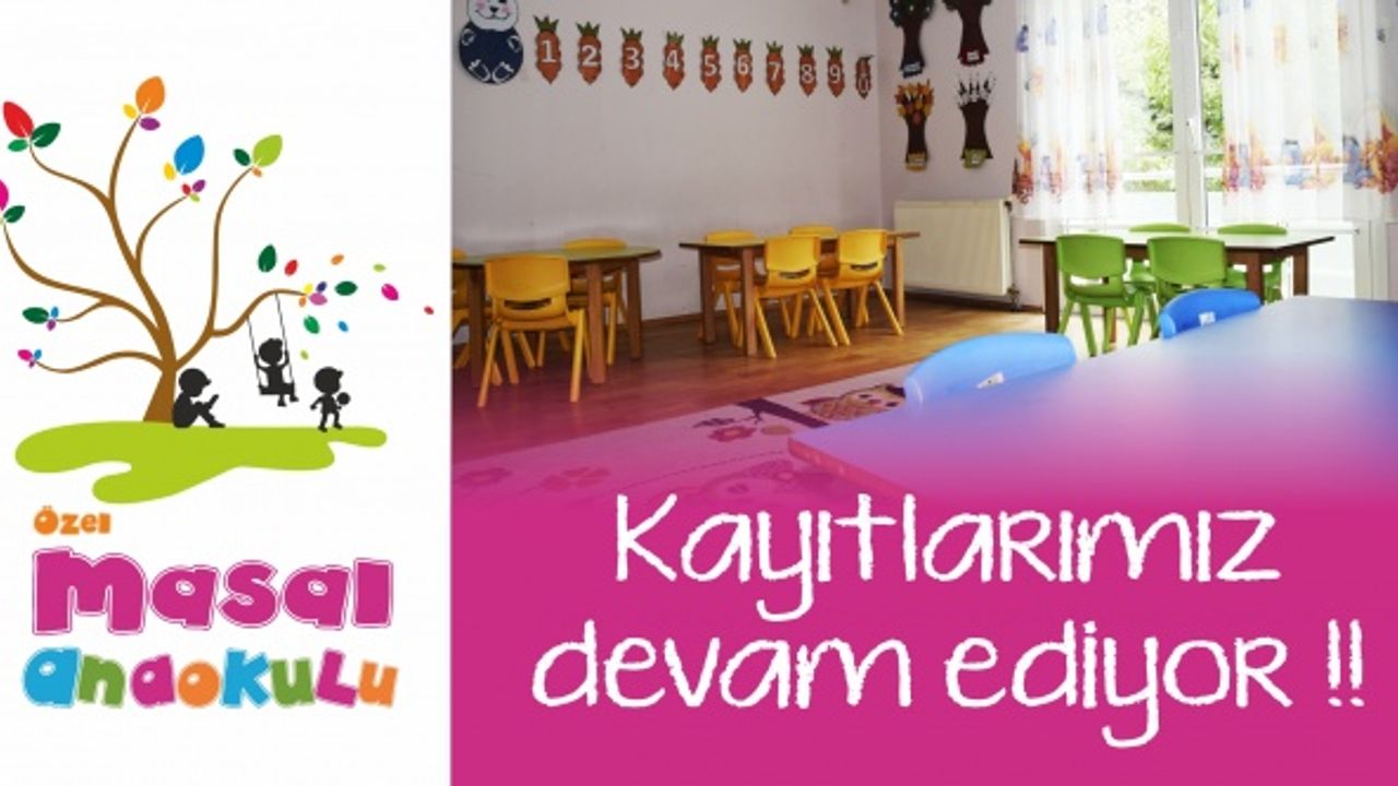 Başarı ile yetişen nesiller MASAL ANAOKULU'nda ! Kayıtlarımız devam ediyor.