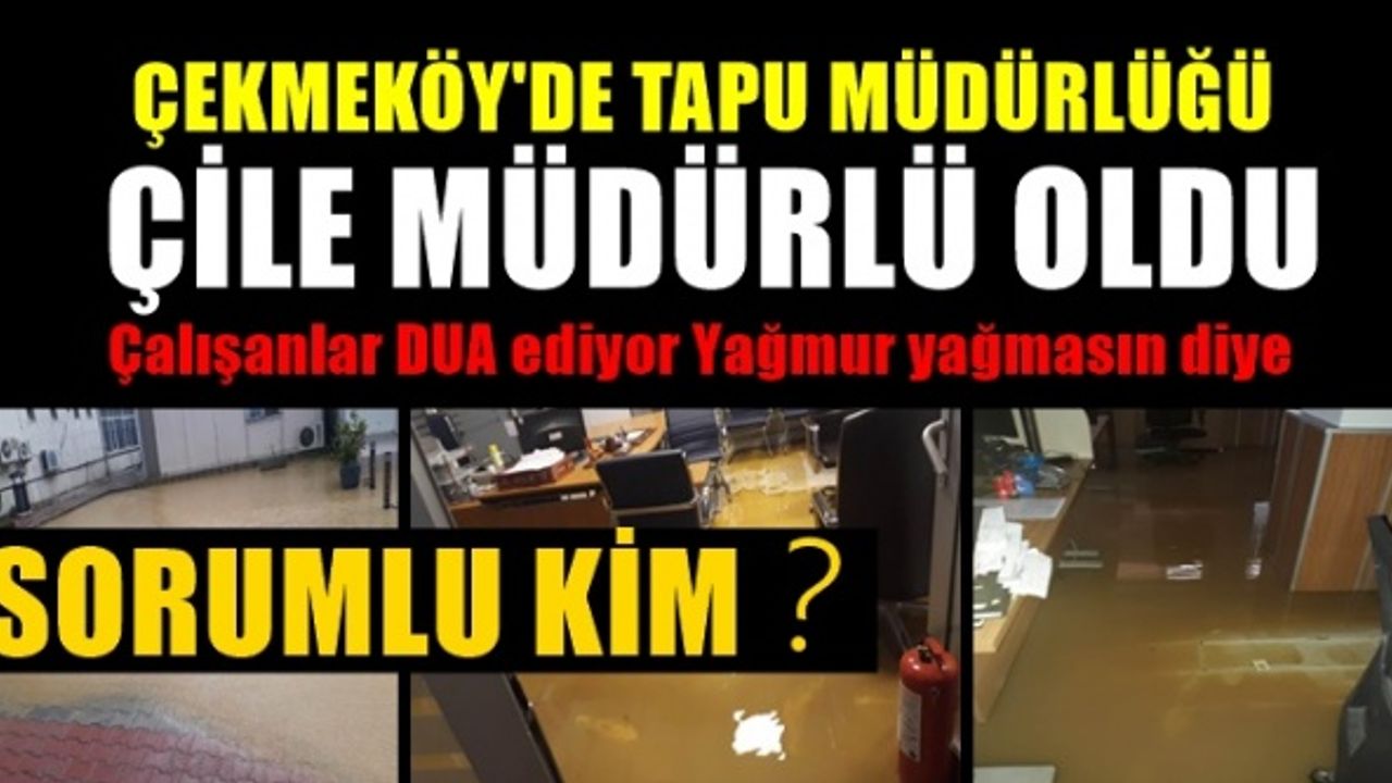 Nedir bu Çekmeköy Tapu'nun çilesi.. Kimler bu işten sorumlu
