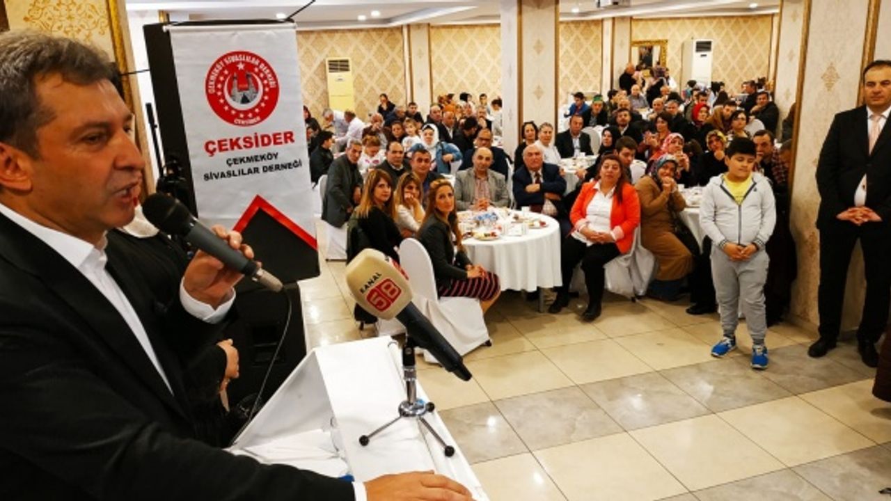 Hüseyin Avni Sipahi ; Çekmeköy'de Sivaslılarla buluştu