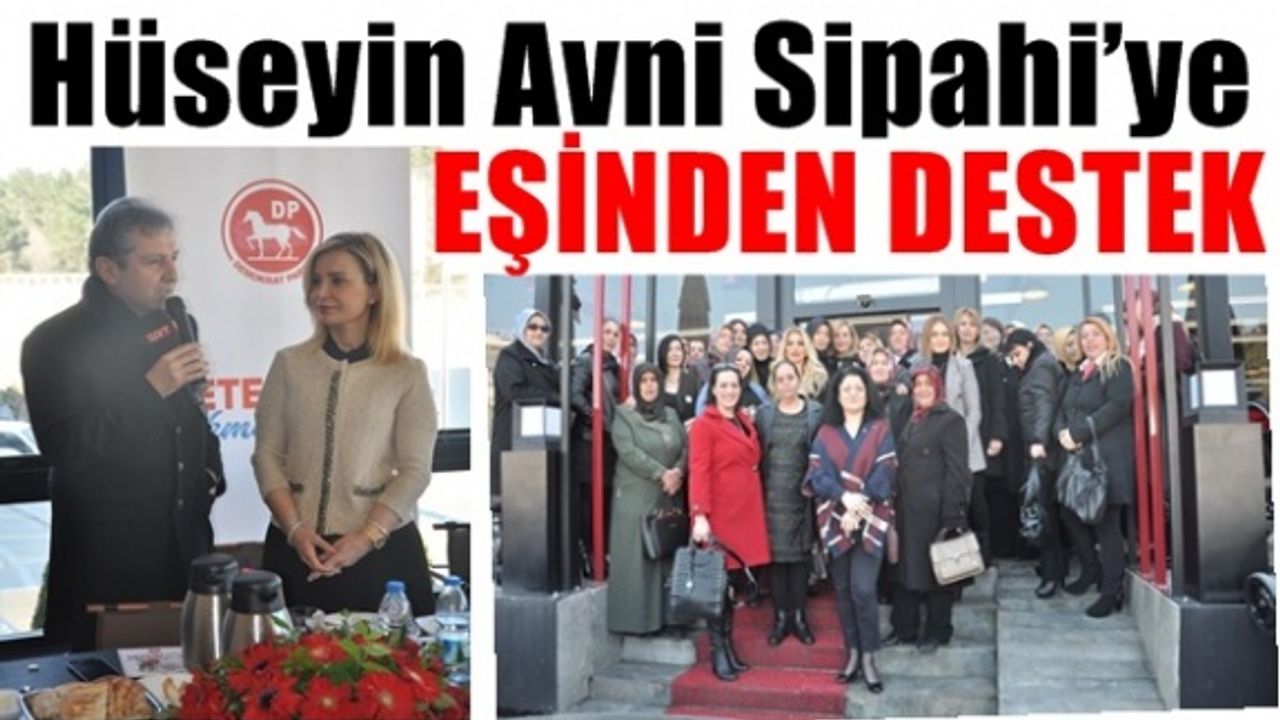 Hüseyin Avni Sipahi’nin eşi Emine Sipahi'de kolları sıvadı