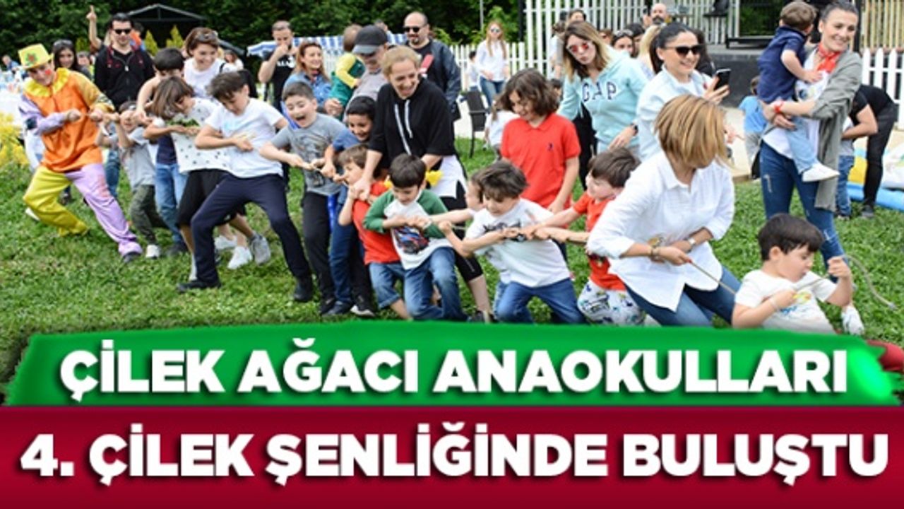 Çilek Ağacı Anaokulları Çilek Şenliği’nde buluştu
