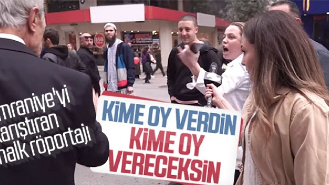 Ümraniye'yi karıştıran halk röportajı