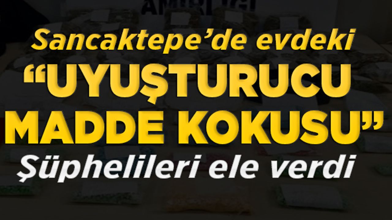 Sancaktepe'de evdeki "uyuşturucu madde 'kokusu' şüphelileri ele verdi