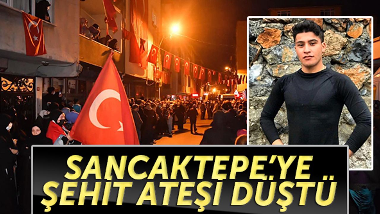 Sancaktepe'ye şehit ateşi düştü.... Şehit Uzman Çavuş İdris Aksöz'un cenazesi helallik için Sancaktepe'deki baba evine getirildi