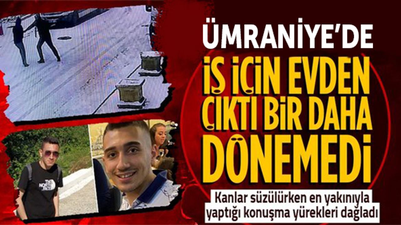 Ümraniye'de işe giderken kalbinden bıçaklanarak öldürüldü!