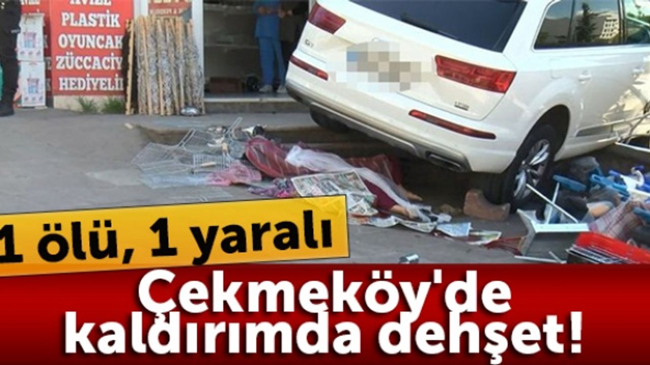 Çekmeköy'de kaldırımda dehşet! 1 ölü, 1 yaralı