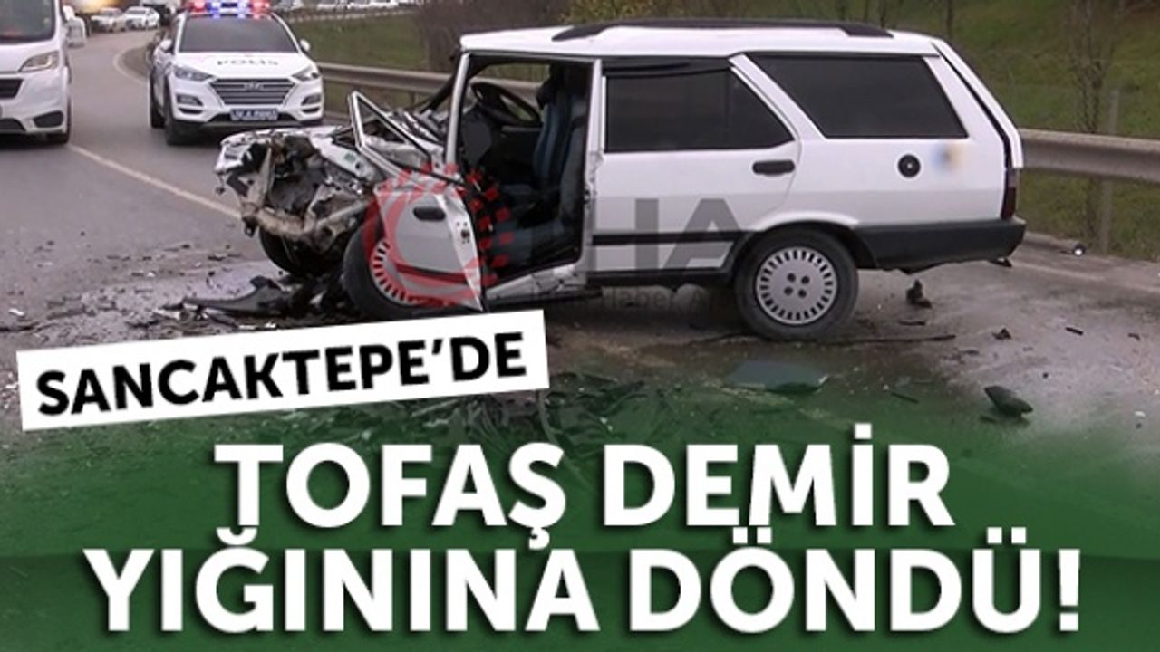 Sancaktepe'de Tofaş demir yığınına döndü!