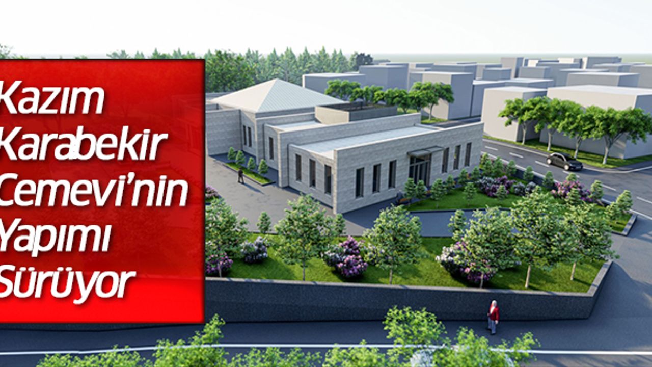 Kazım Karabekir Cemevi’nin Yapımı Sürüyor
