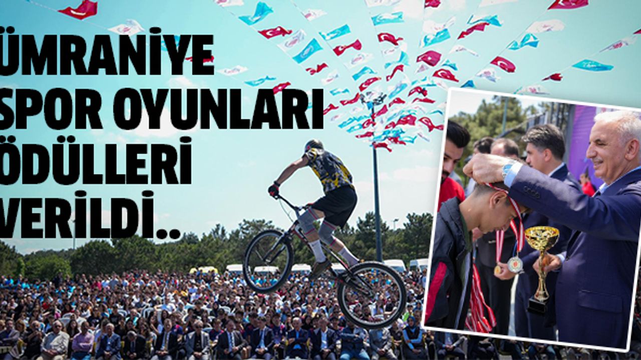 Ümraniye Spor Oyunları Ödülleri Verildi..