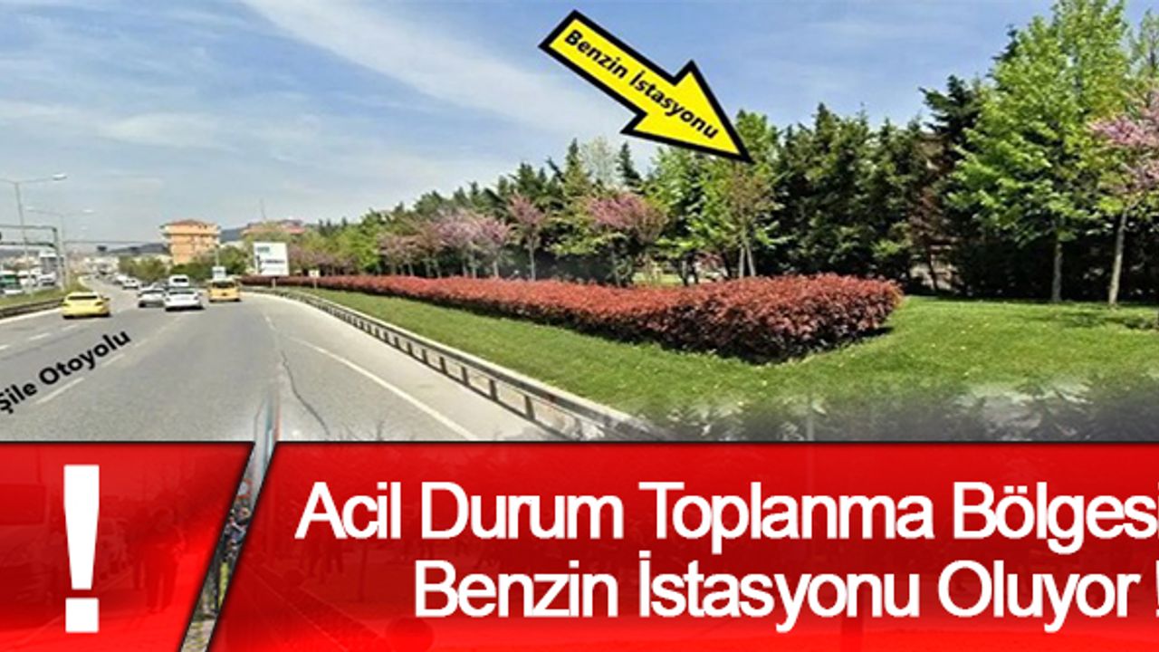 Çekmeköy’de Parka Benzin İstasyonu Israrı Bu Kez de Kiralama Yöntemiyle Devam Ediyor..