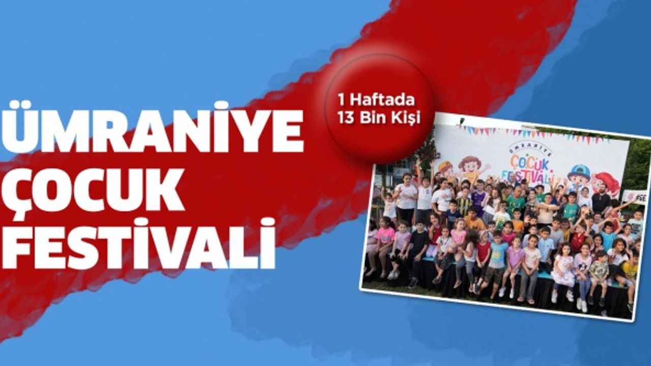 Çocuk Festivali'ne 1 haftada 13 Bin Kişi...