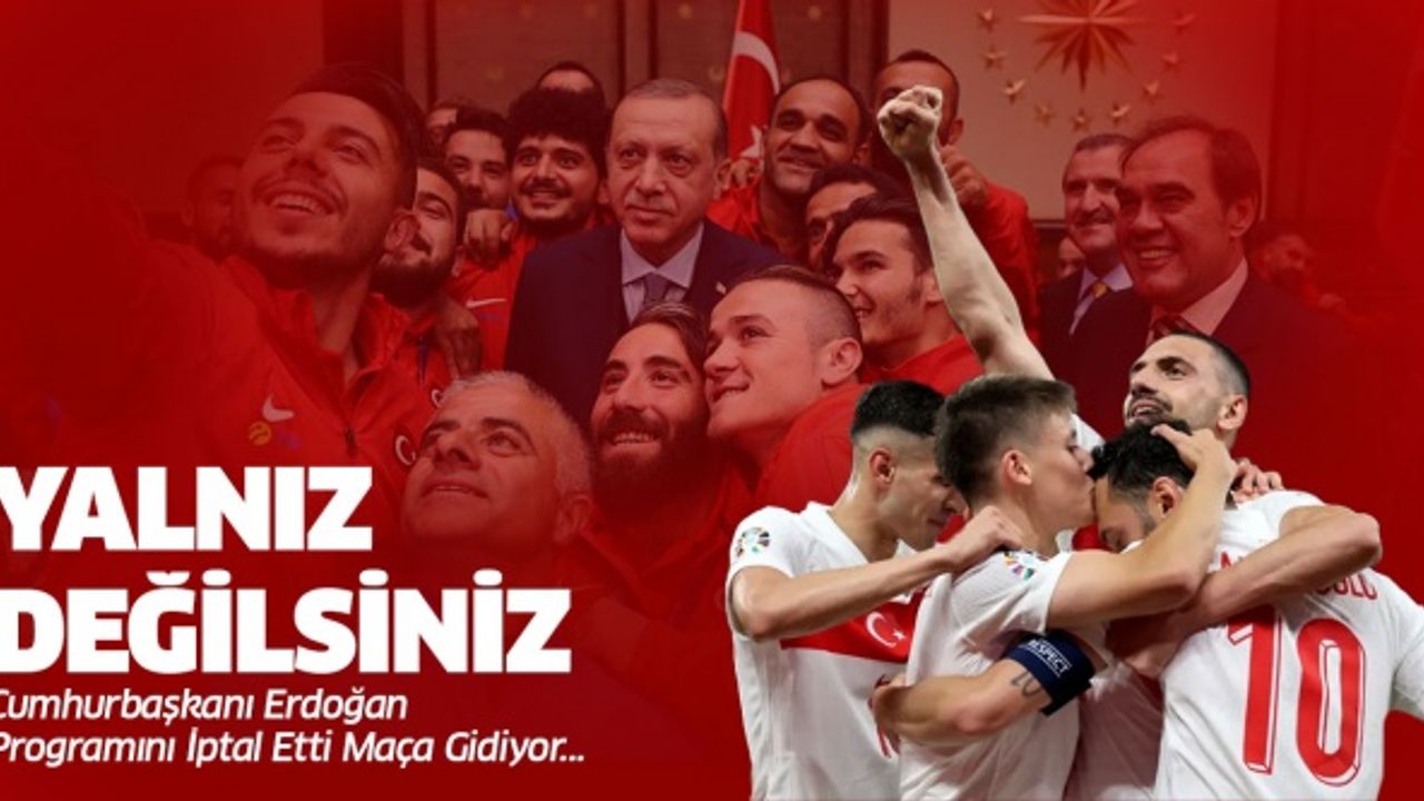 Cumhurbaşkanı Erdoğan Almanya'ya gidiyor: Milli maçı izleyecek