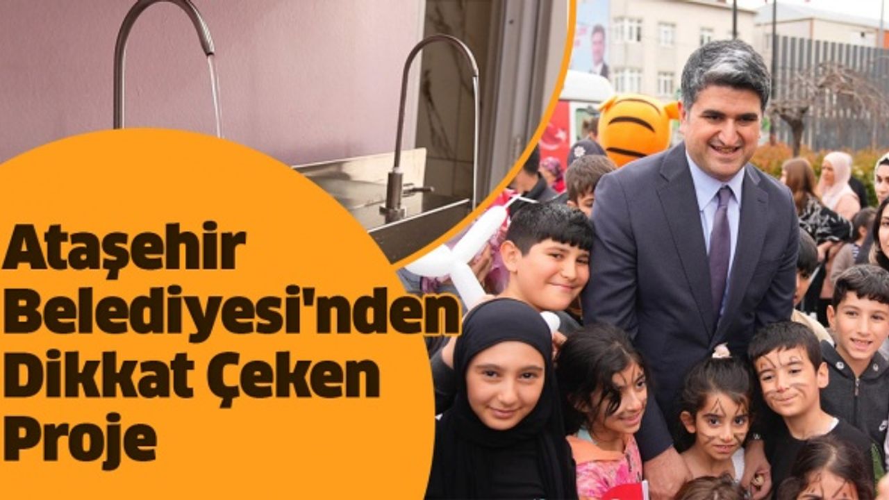 Ataşehir Belediyesi'nden Dikkat Çeken Proje