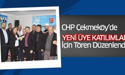 CHP Çekmeköy’de Yeni Üye Katılımları İçin Tören..