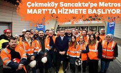 Çekmeköy Sancaktepe Metrosu Mart’ta hizmete başlıyor..