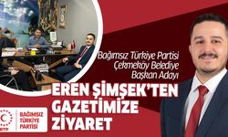 BTP Çekmeköy Belediye Başkan Adayı Eren Şimşek'ten Gazetimize ziyaret.