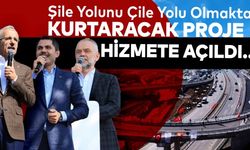 Şile yolunu çile yolu olmaktan kurtaracak proje hizmete açıldı..