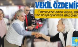 Vekil Özdemir; “Ümraniye’de Serkan Yalçın’a, İBB’de Kavuncu’ya oylarımızla sahip çıkalım..”