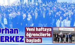 Orhan başkan yeni haftaya öğrencilerle başladı!