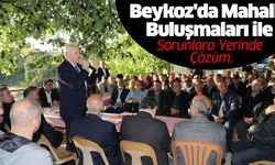 Beykoz'da mahalle buluşmaları ile sorunlara yerinde çözüm..