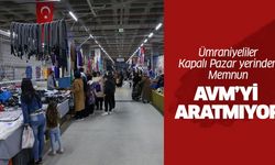 ÜMRANİYELİLER YENİ KAPALI PAZARDAN MEMNUN: AVM’Yİ ARATMIYOR
