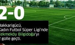 Hakkarigücü, Kadın Futbol Süper Ligi'nde Çekmeköy Bilgidoğa'yı 2 golle geçti