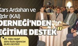 Kars Ardahan ve Iğdır (KAI) Derneği'nden Eğitime Destek
