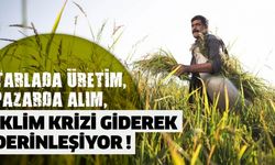 Tarlada Üretim, Pazarda Alım , iklim krizi giderek derinleşiyor !
