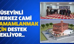 Hüseyinli Merkez Cami tamamlanmak için destek bekliyor..
