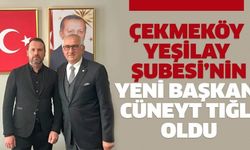 Çekmeköy Yeşilay Şubesi’nin Yeni Başkanı Cüneyt Tığlı Oldu