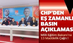 CHP’den Eş Zamanlı Basın Açıklaması: