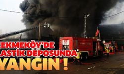 SON DAKİKA... Çekmeköy'de lastik deposunda yangın