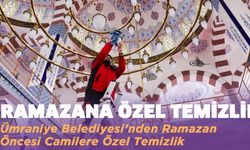 Ümraniye Belediyesi'nden Ramazan Öncesi Camilere Özel Temizlik