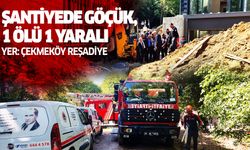 Şantiye'de Göçük; 1 ölü 1 yaralı !