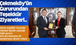 Çekmeköy’ün gururundan teşekkür ziyaretleri..