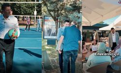 Başkan Orhan Çerkez Gençlerle Voleybol Oynadı, Komşularla Buluştu