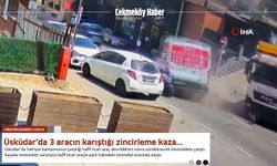 Üsküdar’da 3 aracın karıştığı zincirleme kaza...