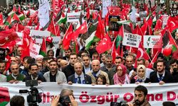 Ümraniye'de Filistin İçin Özgürlük Yürüyüşü