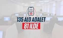 "Alo Adalet 135", tüm adliyelerde hizmete sunuldu