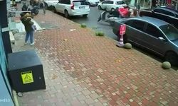 Çekmeköy'de Trajikomik Motor Kazası