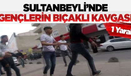 Sultanbeyli’de gençlerin bıçaklı kavgası: 1 yaralı