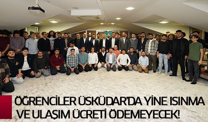 Öğrenciler Üsküdar’da Yine Isınma Ve Ulaşım Ücreti Ödemeyecek!