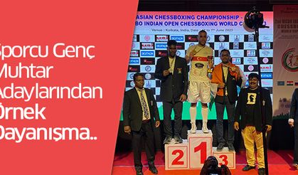 Sporcu Genç Muhtar Adaylarından Örnek Dayanışma..