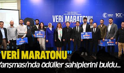 ‘Veri Maratonu’ Yarışması'nda ödüller sahiplerini buldu